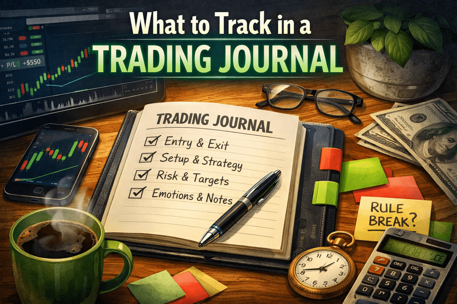 What to Track in a Trading Journal (So You Actually Improve)