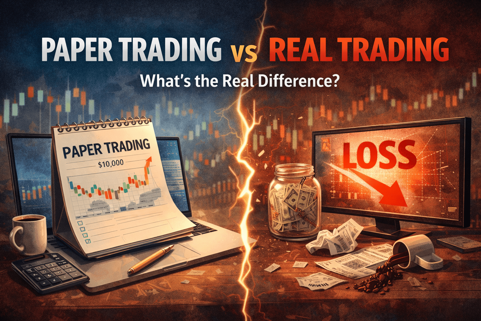 Paper Trading vs Real Trading: What’s the Real Difference (And Which Should You Start With)?