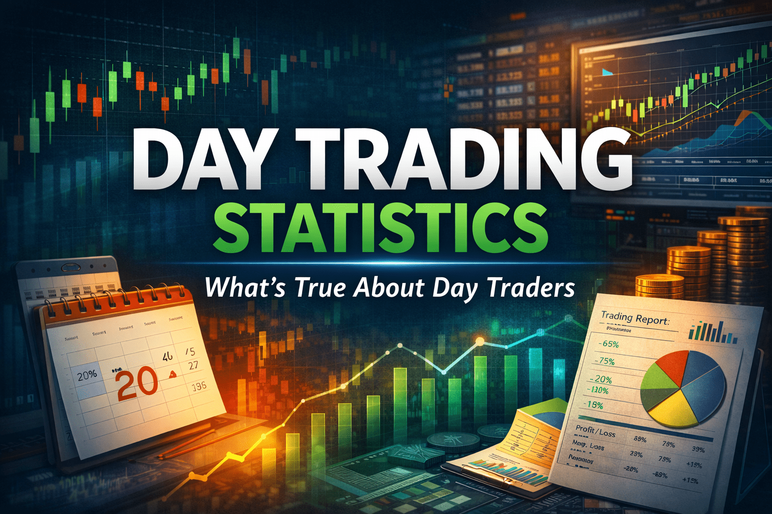 35 Day Trading Statistics That Explain Why Most Traders Lose Money (2026)