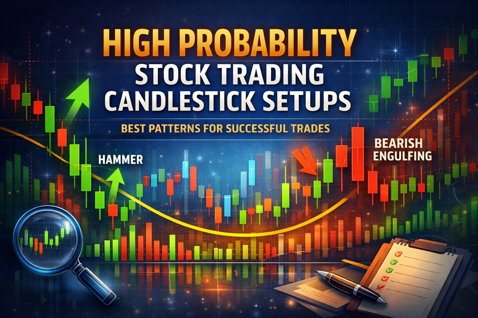The Complete Guide of High Probability Stock Trading Candlestick Setups