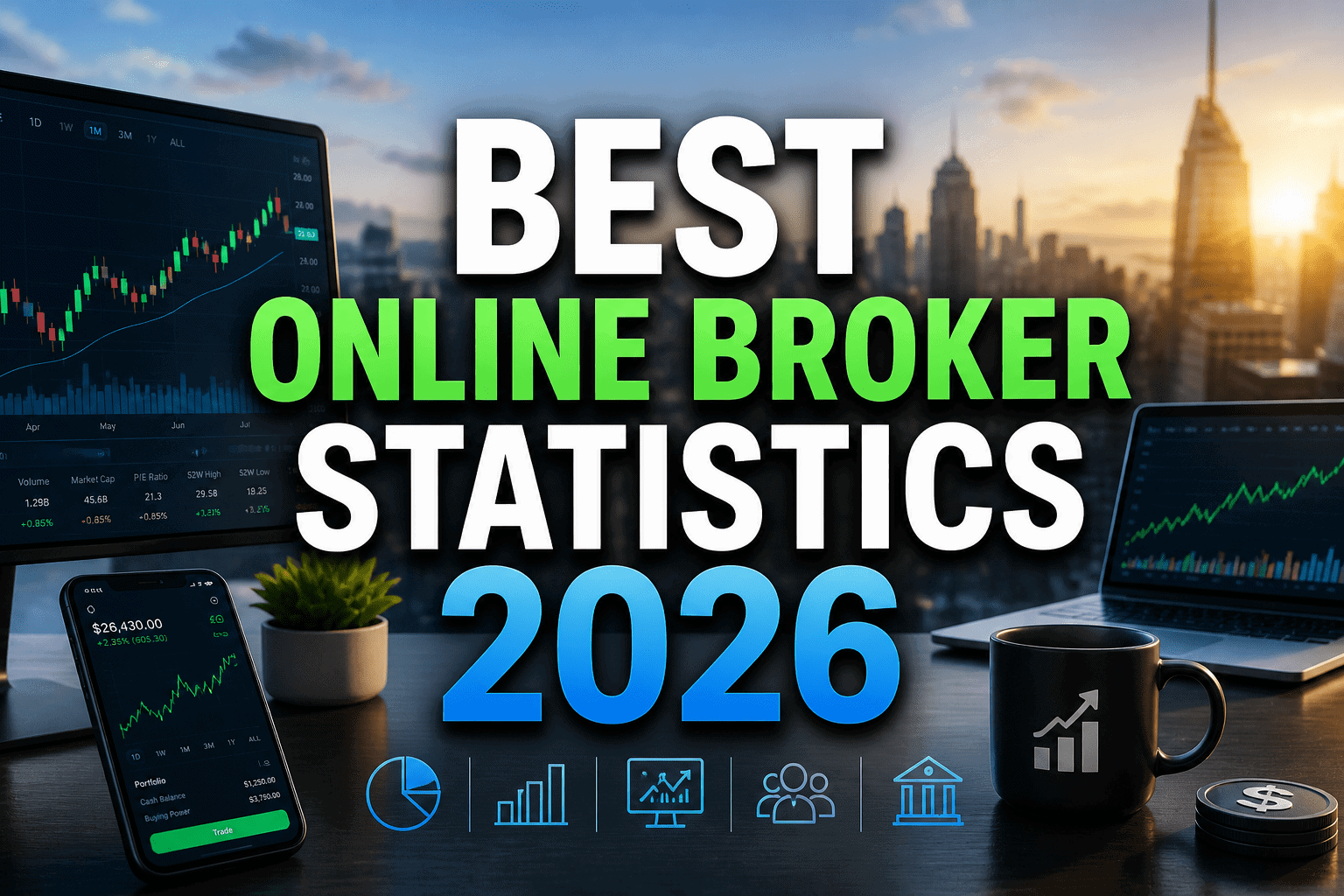 Best Online Broker Statistics 2026 – Fees, User Behavior & Platform Comparison