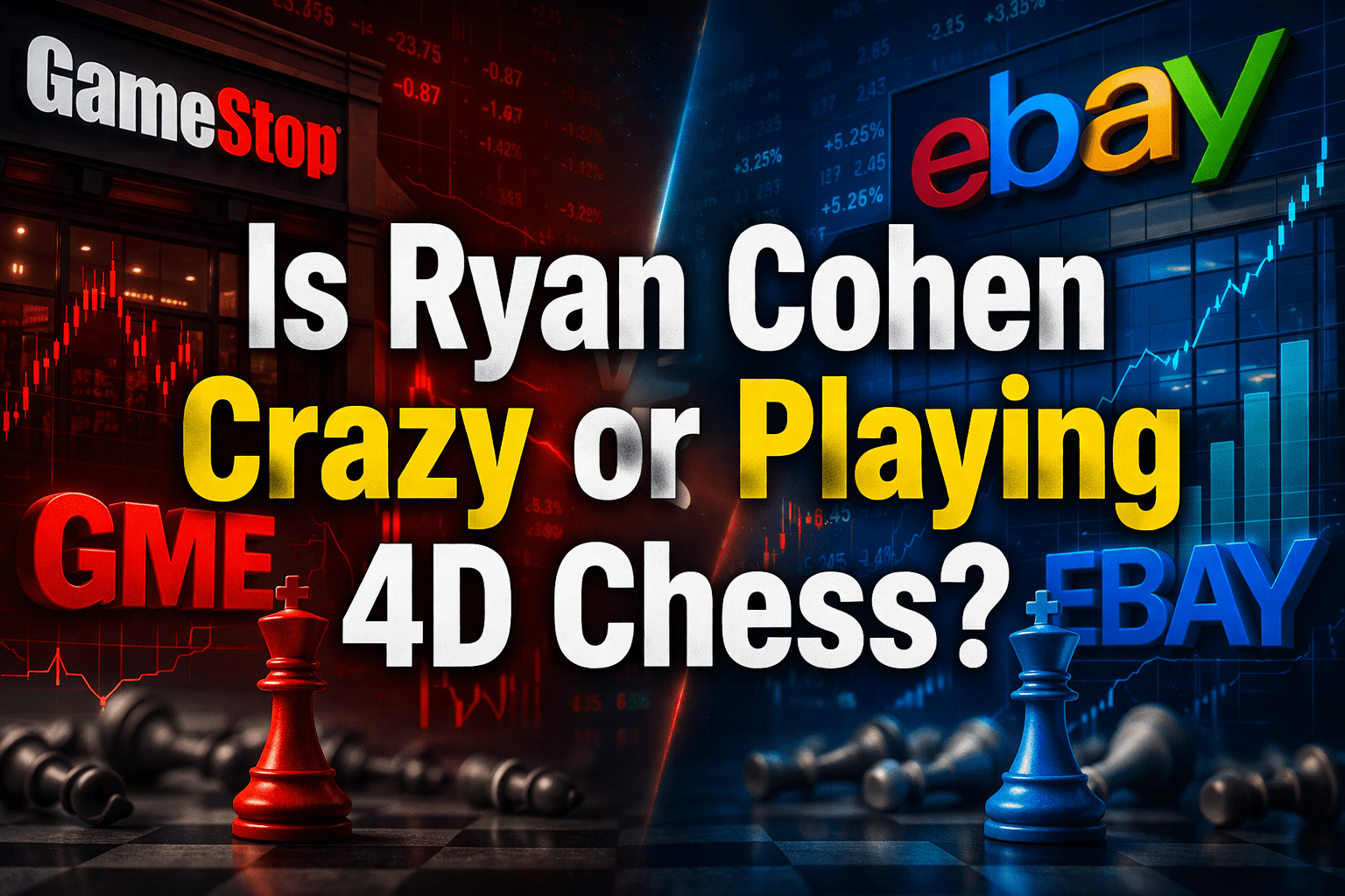 Is Ryan Cohen Crazy or Playing 4D Chess? – GME vs EBAY Statistics 2026