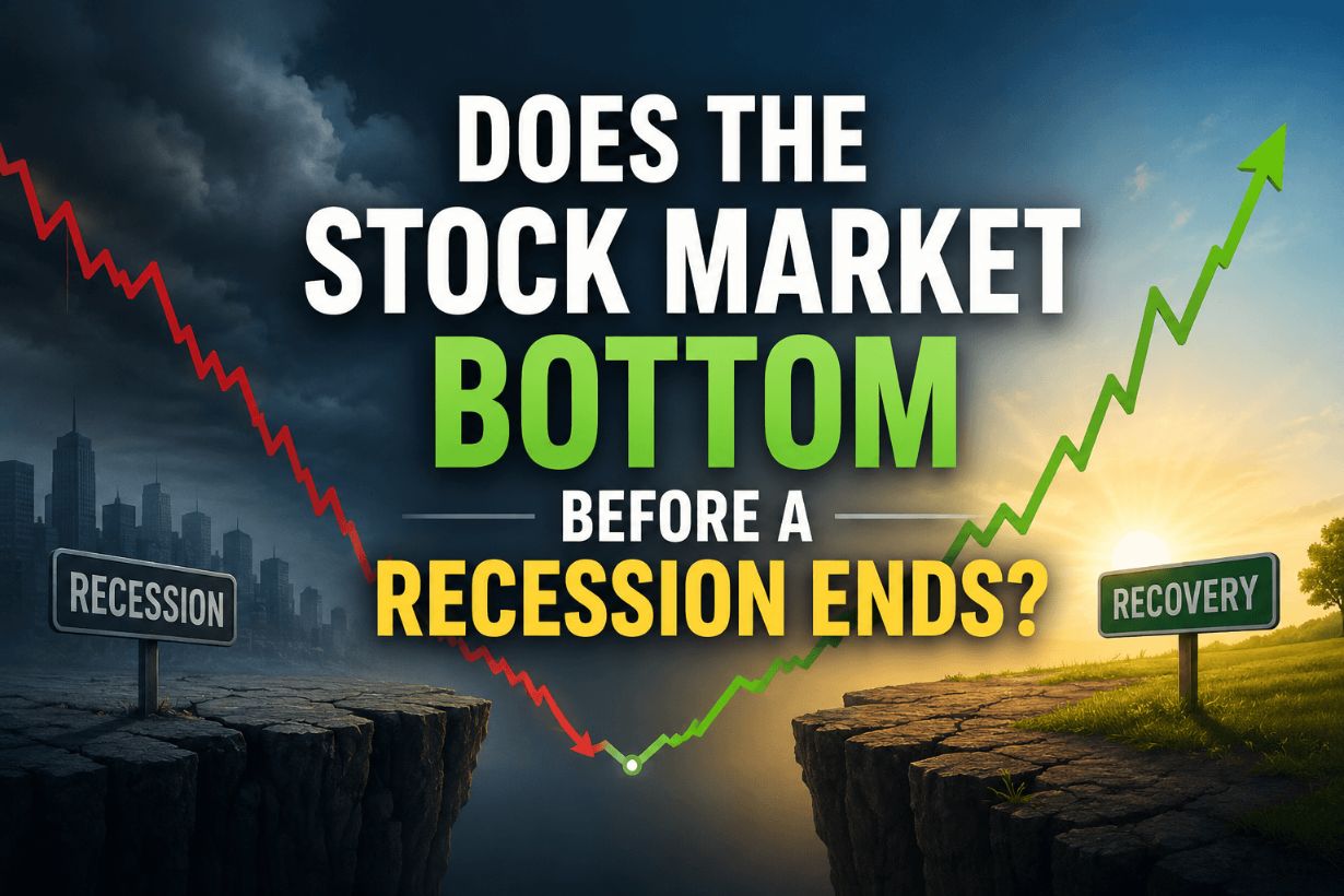 Does the Stock Market Bottom Before a Recession Ends?