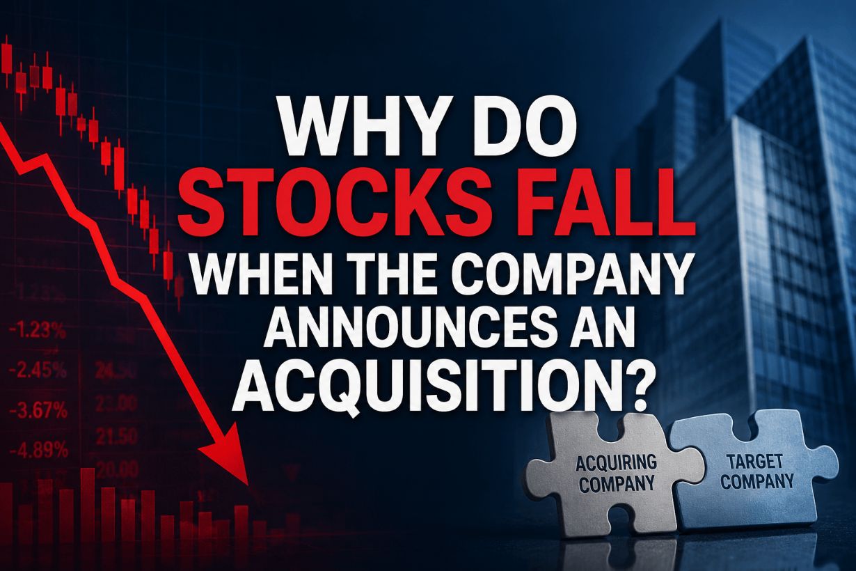Why Do Stocks Fall When the Company Announces an Acquisition?