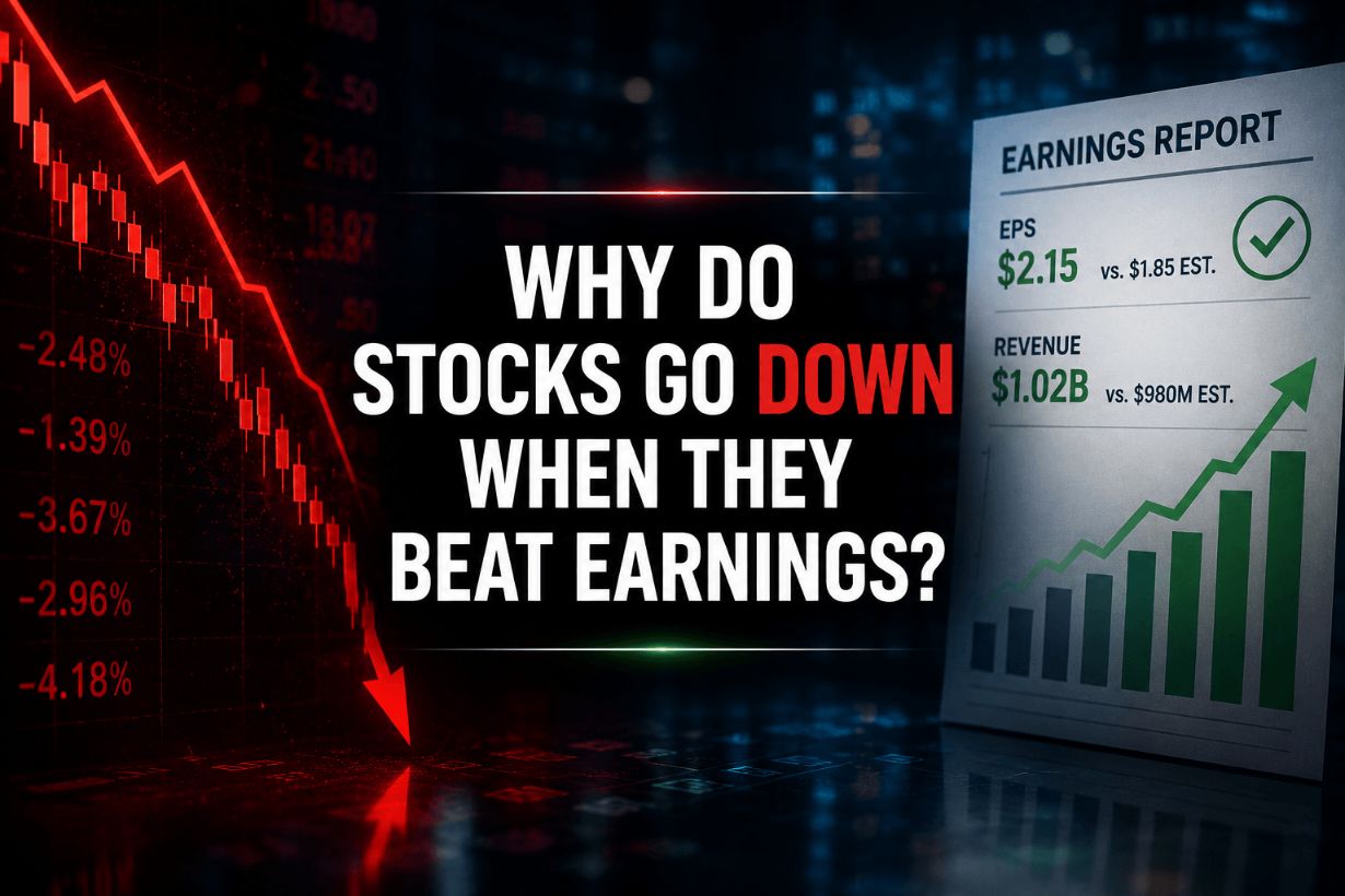Why Do Stocks Go Down When They Beat Earnings?